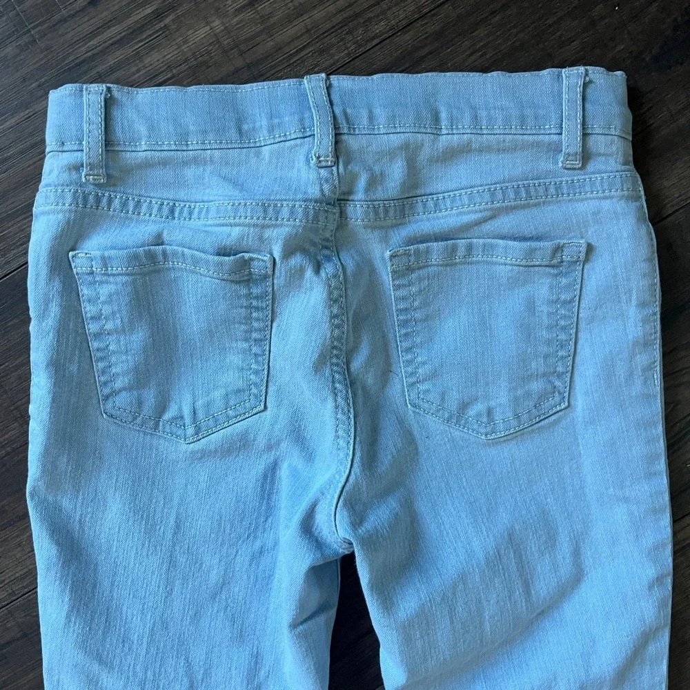 The Childrens Place Super Skinny Jeans Light Wash Blue Slim Fit Kids Size 12